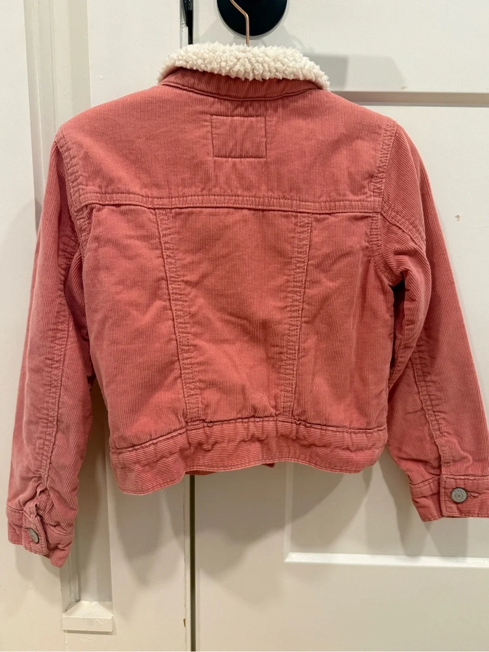 Old Navy Girls' Coral Corduroy Jacket with Sherpa Collar